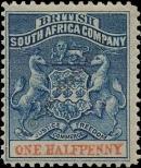 Známka Britská Jihoafrická společnost Katalogové číslo: 16