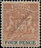 Známka Britská Jihoafrická společnost Katalogové číslo: 19