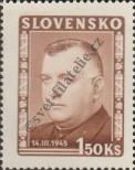 Známka Slovensko Katalogové číslo: 157