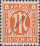 Známka Americká a britská okupační zóna Německa Katalogové číslo: 21