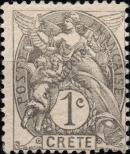 Známka Kréta (Francouzská pošta) Katalogové číslo: 1