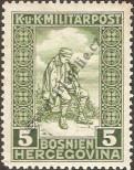 Známka Rakousko-uherská okupace Bosny a Hercegoviny Katalogové číslo: 97