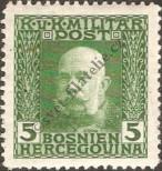 Známka Rakousko-uherská okupace Bosny a Hercegoviny Katalogové číslo: 67