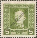Známka Rakousko-uherská okupace Bosny a Hercegoviny Katalogové číslo: 125/A
