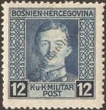 Známka Rakousko-uherská okupace Bosny a Hercegoviny Katalogové číslo: 128/A