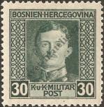 Známka Rakousko-uherská okupace Bosny a Hercegoviny Katalogové číslo: 132/A