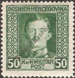 Známka Rakousko-uherská okupace Bosny a Hercegoviny Katalogové číslo: 134/A