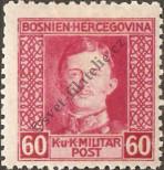 Známka Rakousko-uherská okupace Bosny a Hercegoviny Katalogové číslo: 135/B