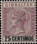 Známka Gibraltar Katalogové číslo: 17