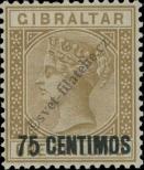 Známka Gibraltar Katalogové číslo: 21