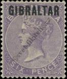 Známka Gibraltar Katalogové číslo: 6