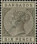 Známka Barbados Katalogové číslo: 38