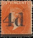 Známka Svatý Vincent Katalogové číslo: 21
