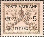 Stamp Vatican City Catalog number: 1