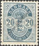 Stamp Denmark Catalog number: 36/A