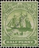 Stamp Turks & Caicos Islands Catalog number: 34