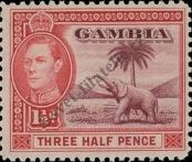 Stamp Gambia Catalog number: 125