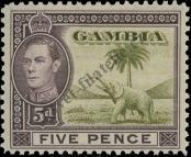Stamp Gambia Catalog number: 130