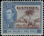 Stamp Gambia Catalog number: 133/a