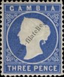 Stamp Gambia Catalog number: 8