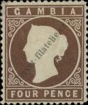 Stamp Gambia Catalog number: 9