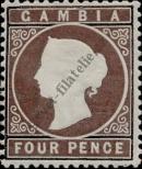 Stamp Gambia Catalog number: 17