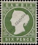 Stamp Gambia Catalog number: 18