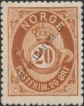 Stamp Norway Catalog number: 27/a