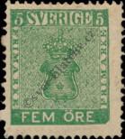 Stamp Sweden Catalog number: 7/b