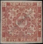 Stamp Newfoundland Catalog number: 5/a