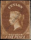 Stamp Ceylon Catalog number: 5