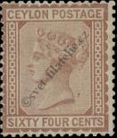 Stamp Ceylon Catalog number: 53