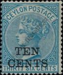 Stamp Ceylon Catalog number: 78/A