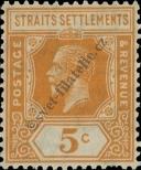 Stamp Straits Settlements Catalog number: 165