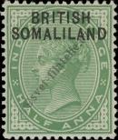 Stamp British Somaliland Catalog number: 1