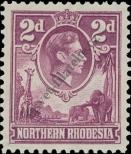 Stamp Northern Rhodesia Catalog number: 33