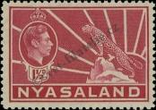 Stamp Nyasaland Catalog number: 56/a