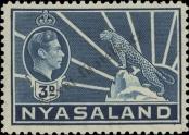 Stamp Nyasaland Catalog number: 60