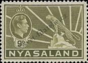 Stamp Nyasaland Catalog number: 63/a