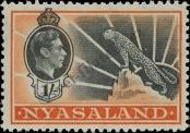 Stamp Nyasaland Catalog number: 64/a