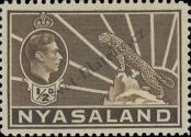 Stamp Nyasaland Catalog number: 53/a
