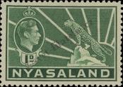 Stamp Nyasaland Catalog number: 55/a