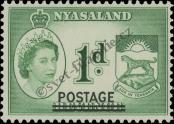 Stamp Nyasaland Catalog number: 115