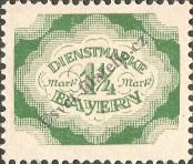 Stamp Bavaria Catalog number: S/57