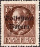 Stamp Bavaria Catalog number: 135/A