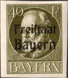 Stamp Bavaria Catalog number: 160/B