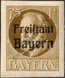 Stamp Bavaria Catalog number: 163/B