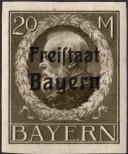 Stamp Bavaria Catalog number: 170/B