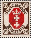 Stamp Free City of Danzig Catalog number: 97