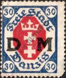 Stamp Free City of Danzig Catalog number: S/6